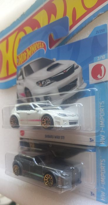 Conjunto 2 Subaru wrx sti hot wheels