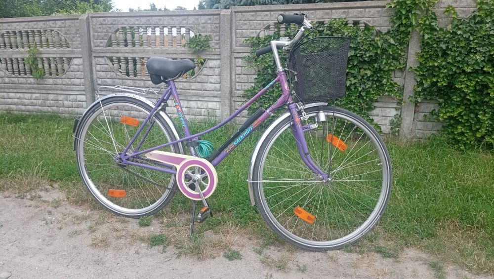 Rower damka ładne chromy