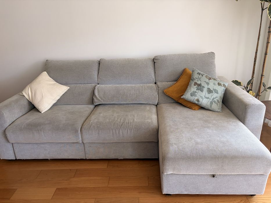 Sofá Chaise Longue de 3 lugares