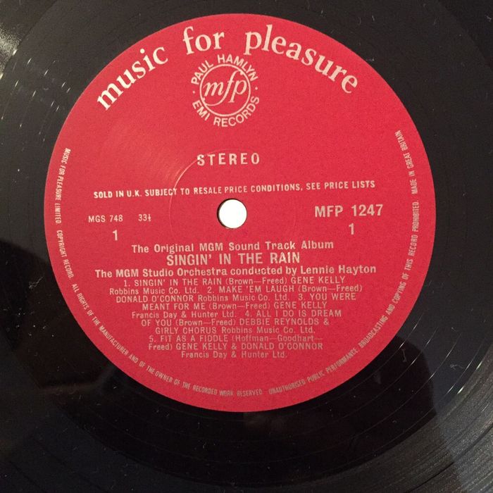Vinil Singin in the rain - Gene Kelly