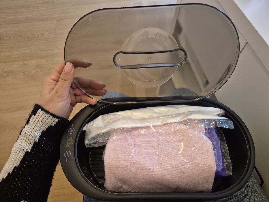 Panela de parafina nova com acessórios