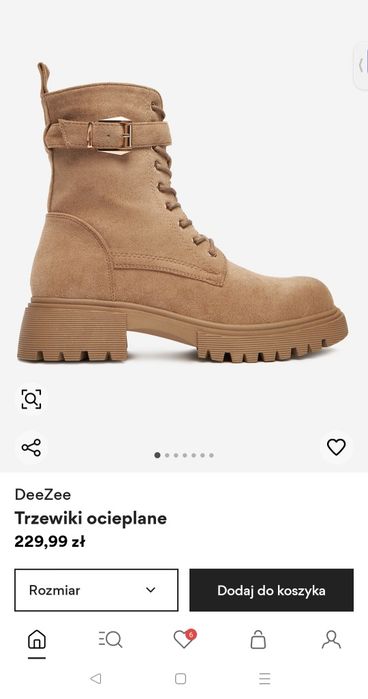 NOWE trapery botki Deezee r36