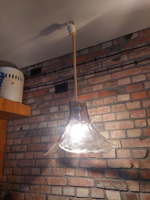 Lampa wiszaca ze szkla Murano proj.Carlo Nasona
