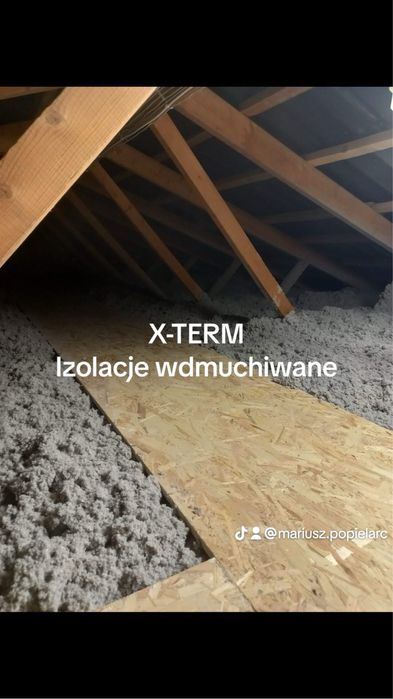Ociplenia poddaszy welna celulozowa,mineralna Naprawy izolacji