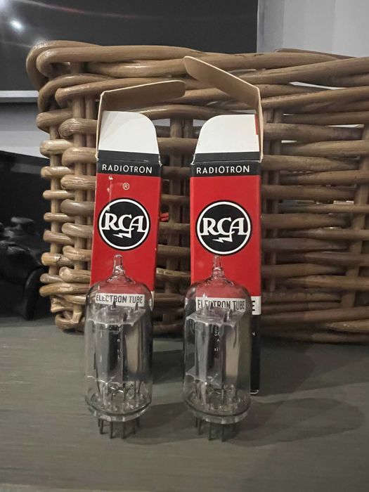 Para lamp RCA NOS lata 60 clear top 12AU7A / ECC82