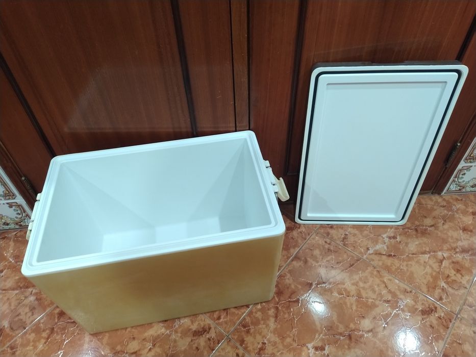 Caixa térmica 50L arca geleira campismo praia casa quarto apartamento vivenda escritório gabinete carro cozinha.