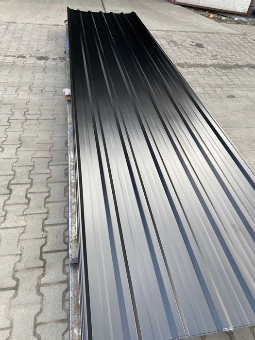 Blacha trapezowa T18 kolor czarny RAL 9005, dostawa na cały kraj!