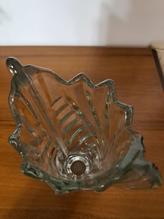 Wazon szklany "Skrzydlak" Huta Szkła "Hortensja"