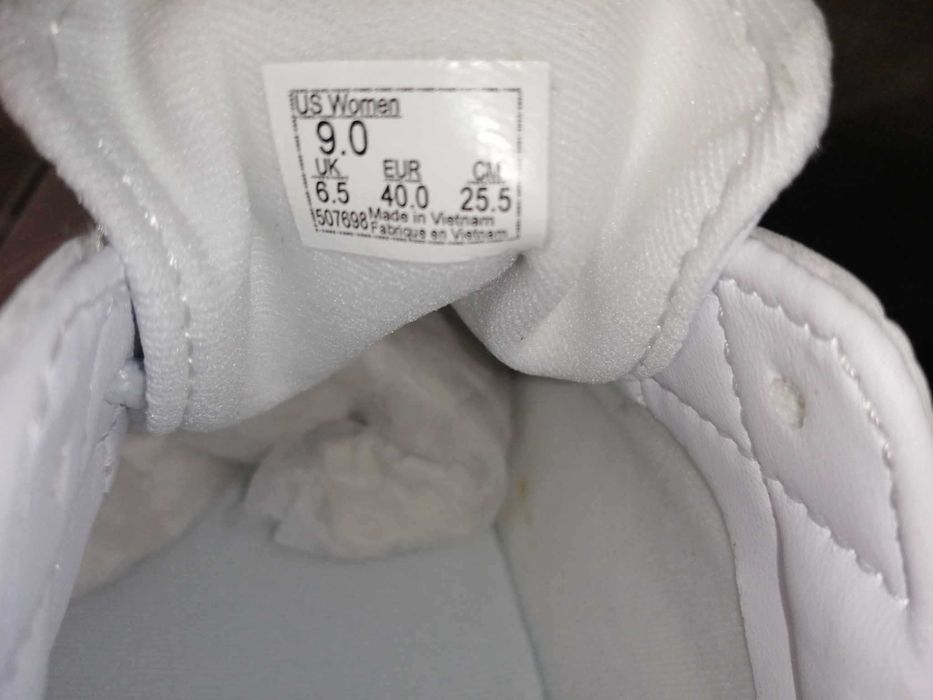 VANS WARD Nowe Buty Damskie Trampki 40 Skóra Oryginalne Białe