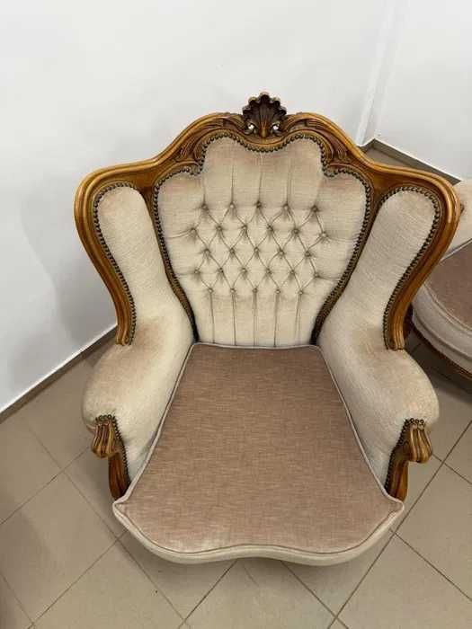 Zestaw wypoczynkowy w stylu ludwikowskim. Transport cały kraj.