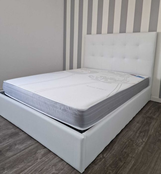 Camas de Casal Estofadas de Luxo 199€ Disp. em Várias Cores! 190x140m!