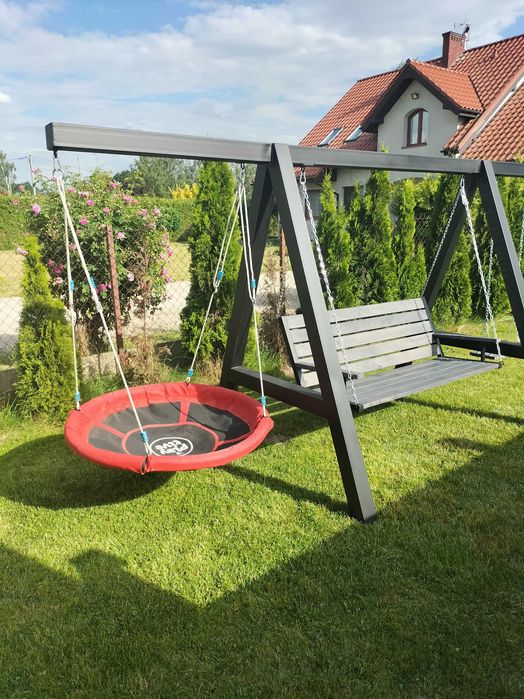 Huśtawka ogrodowa metalowa