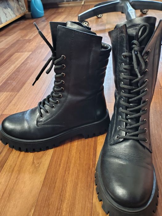 Берці Уні 39 розмір натуральна шкіра