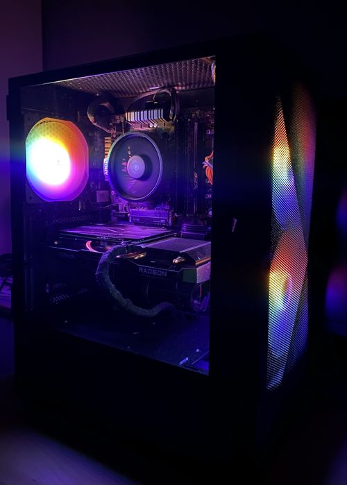 Komputer gamingowy | Ryzen 5 5600 | RX 6600 | 16GB RAM | NVMe | Win11