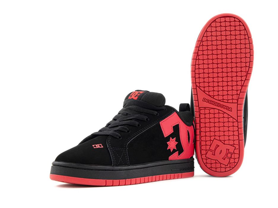 Кросівки DC Shoes Black/Red premium