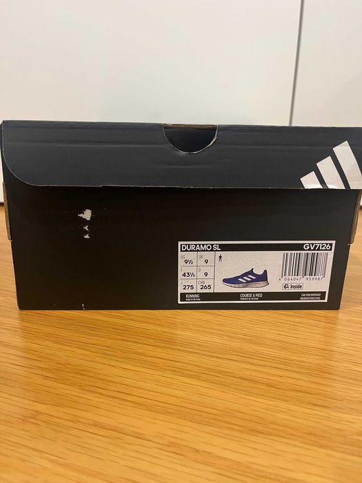 Vendo sapatilhas Adidas Duramo SL Azuis tamanho 43 e 1/3 nunca usadas