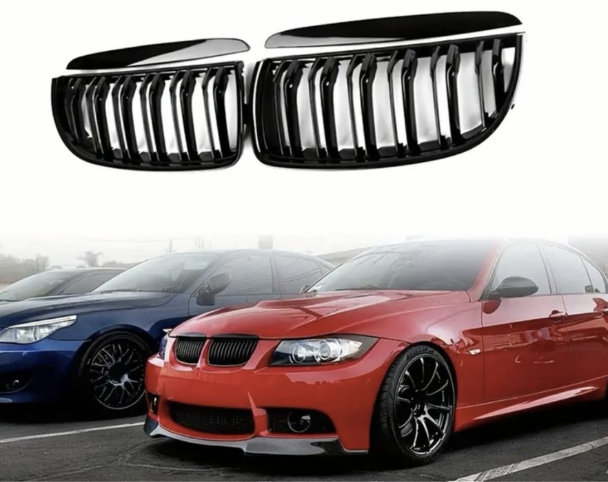 Решітка радиатора BMW E90 E91 дорест ноздрі