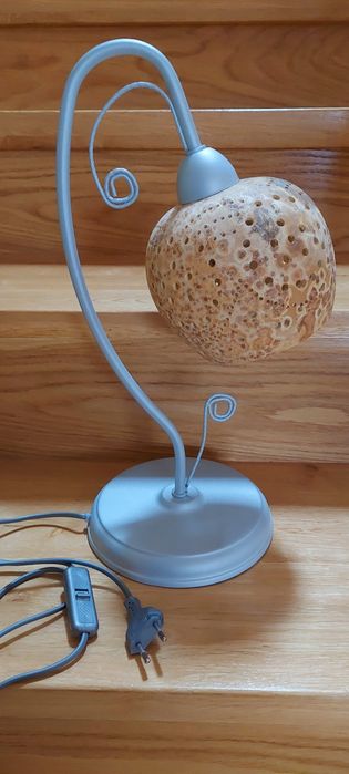 Lampa z tykwy nocna