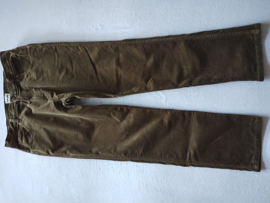 Spodnie męskie sztruks brązowy