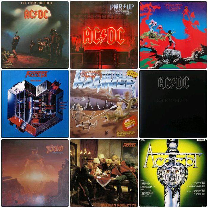 Виниловые пластинки - Hard Rock , Heavy Metal , Classic Rock