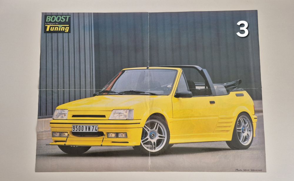 Coleção de Posters Originais GTI Mag & Boost Tuning (anos 90)