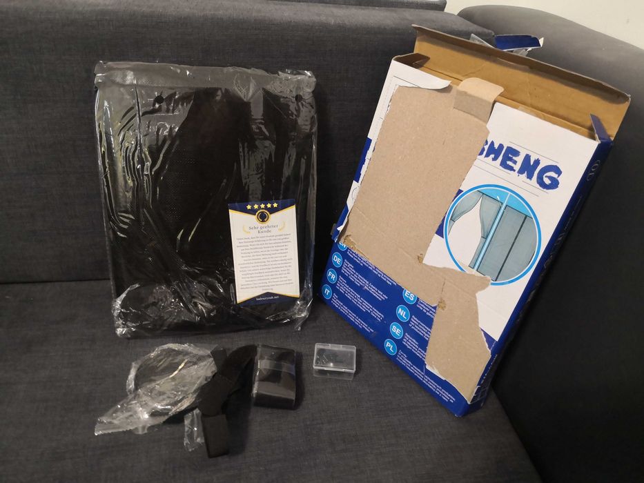 Moskitiera okienna firmy SHENG 75x210