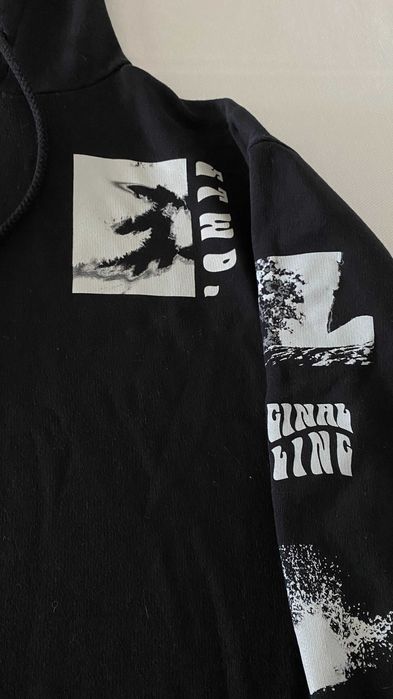 Hoodie preto Pull&Bear