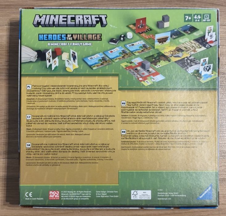 Minecraft gra planszowa + gratis