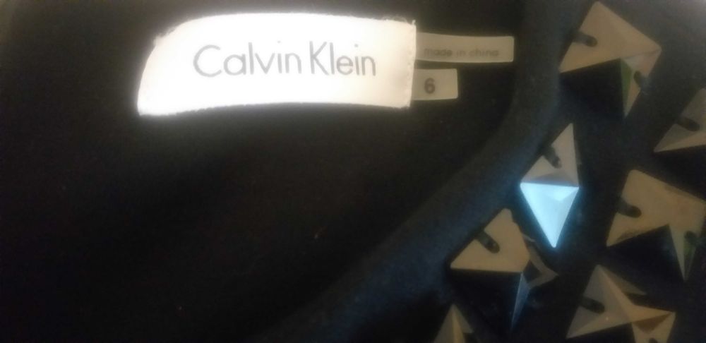Sukienka czarna calvin klein rozm. S