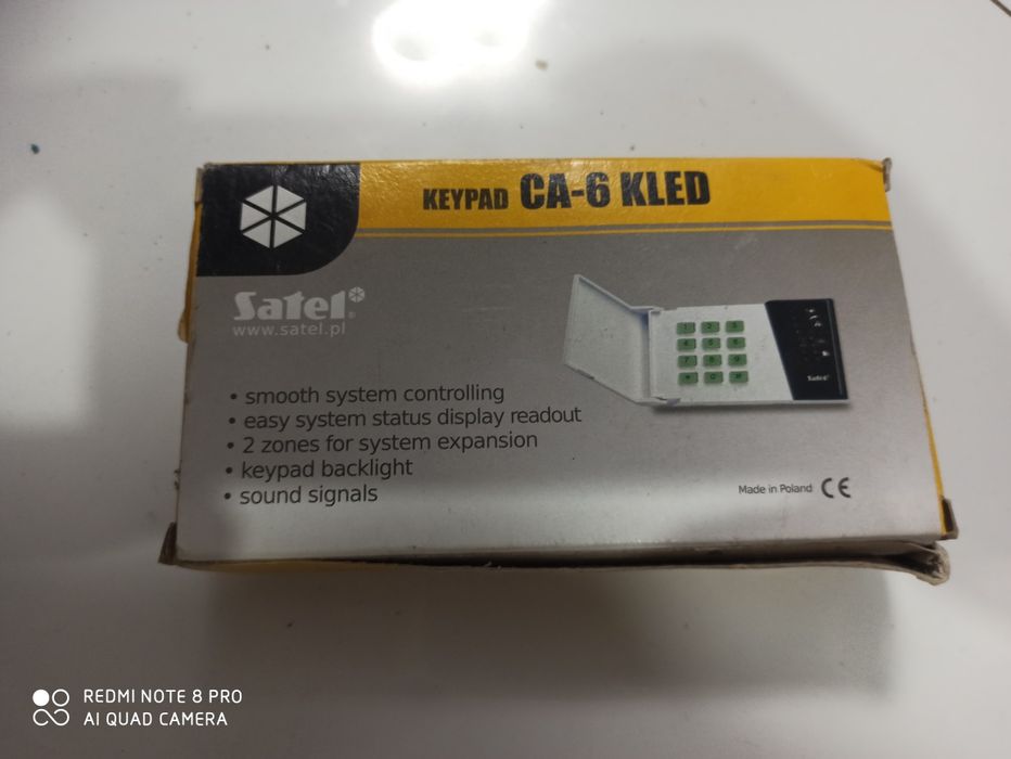 Провідна світлодіодна клавіатура Satel CA-6 KLED(охоронна система)