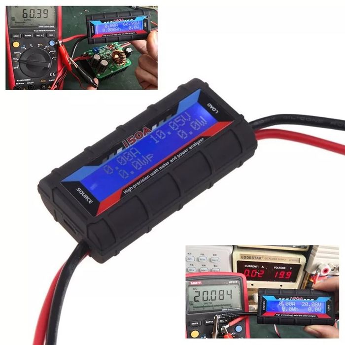 Ваттметр, вольтметр, амперметр. анализатор мощности 200 А.ЖК-подсветка