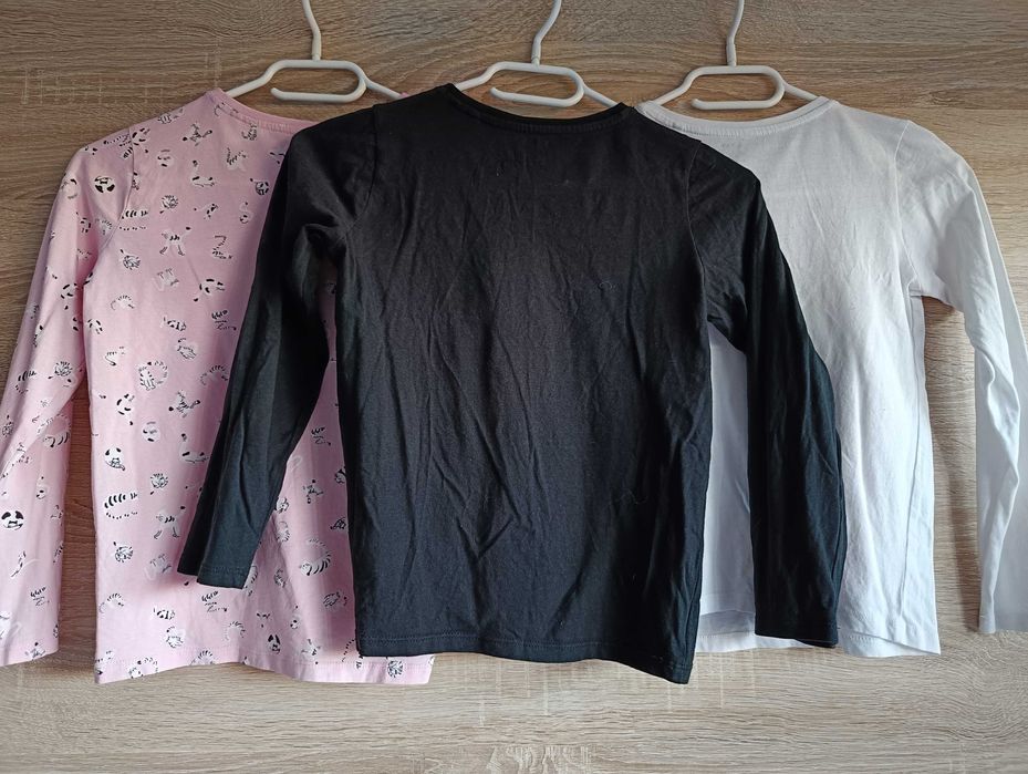 Longsleeve Komplet bluzek dziewczęcych długi rękaw/ longsleeves