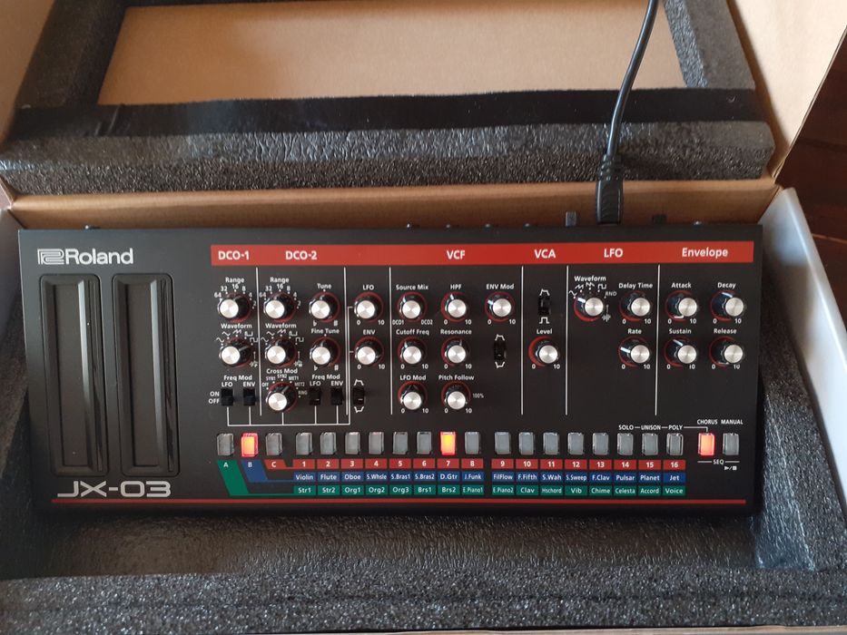 Roland Boutique JX-03, sintetizador digital