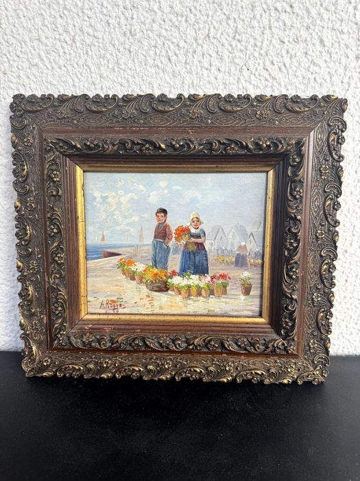 Adalbert ROGGE Pintura alemã do final do século XIX