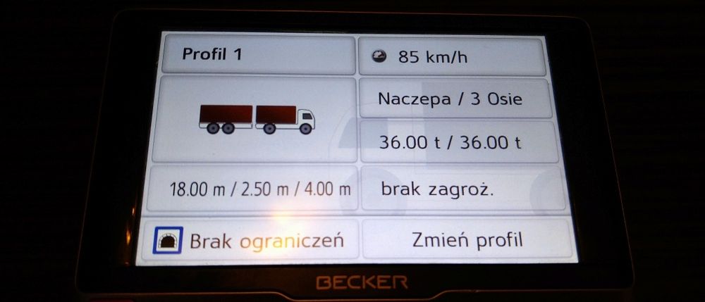 Navigacja Becker