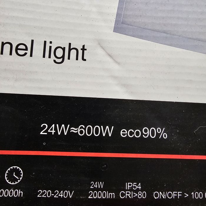 Panel LED Smart LED 24W 2000lm IP54 – nowy
