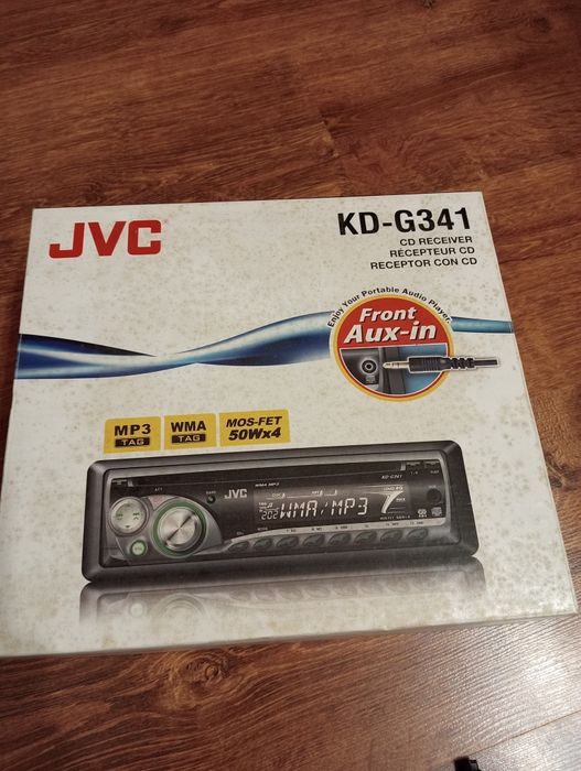 Radio JVC G341 samochodowe.