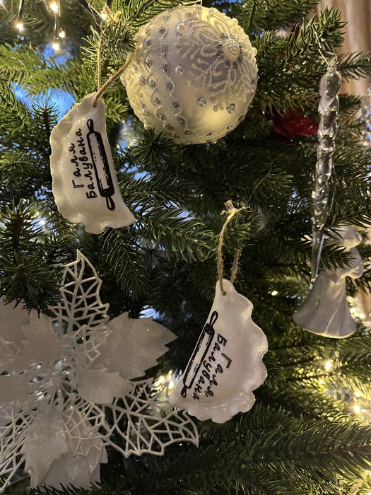 Новорічні прираси ручної роботи , новогодние игрушки, на ёлку