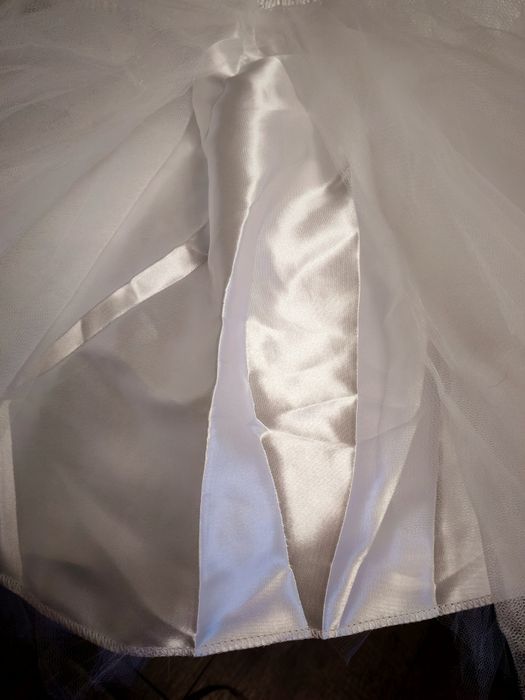 Spódnica halka  biala tiulowa tutu baletowa wiele warstw kostium  xl