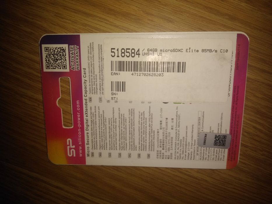 Karta 64GB microSDXC Evo Plus zapis80MB/s odczyt100MB/s bardzo s