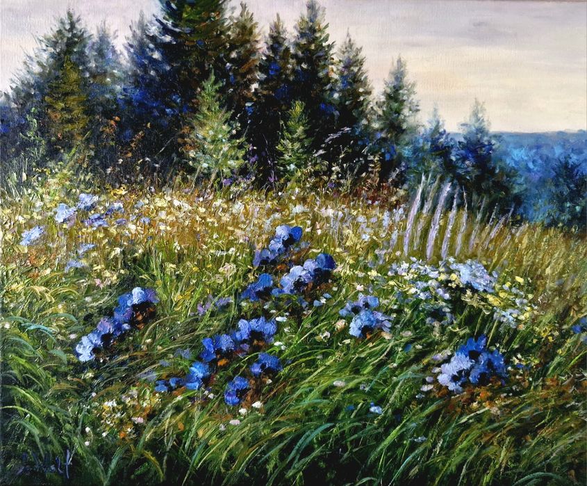 Obraz olejny Pejzaż letni