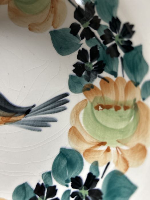 Włoclawek gleboki talerz z ptaszkiem