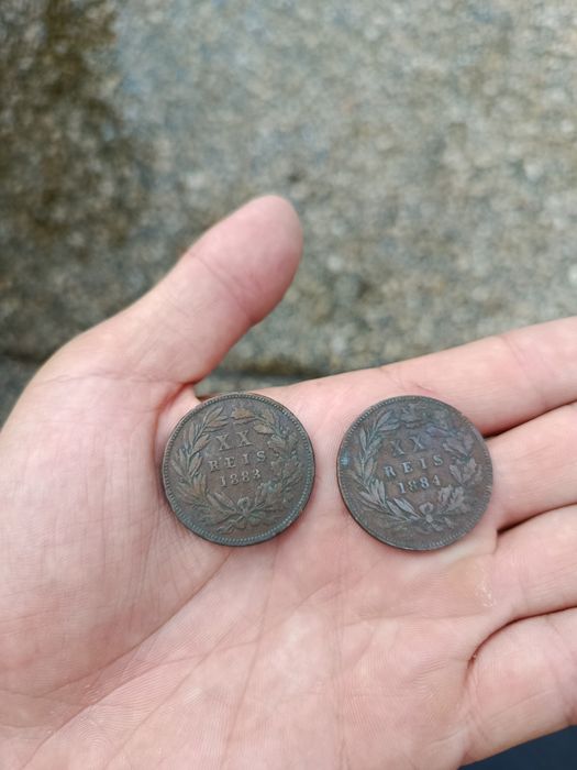 Moedas de 1882,83,84,85,91,92,93,94