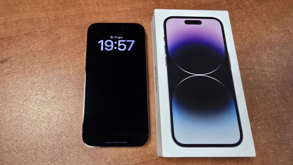 iPhone 14 Pro 128GB fioletowy, stan bdb