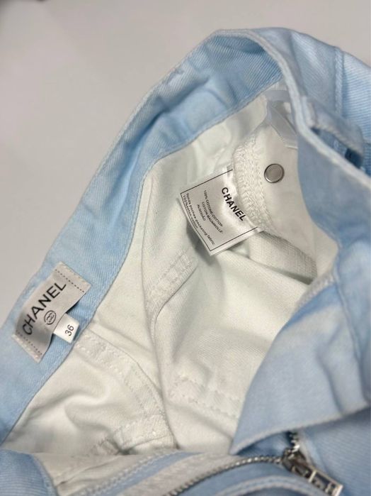 Джинси Chanel у полоску нова колекція 2026 ss26 штани