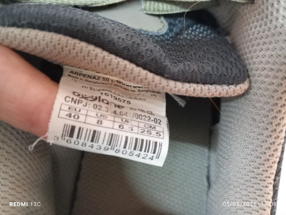 Sapatilhas Quechua da Decathlon