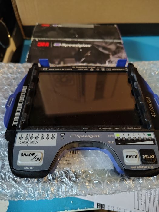 Speedglas 9100 filtr, wyświetlacz