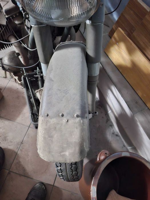 Motocykl m 72 1952 niski blotnik