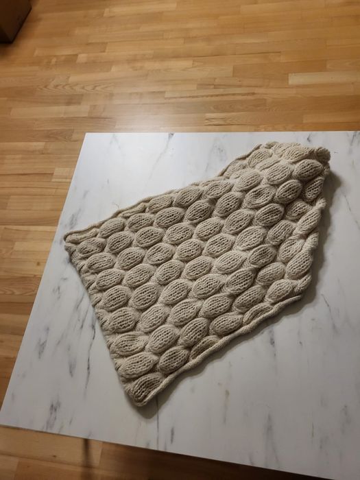 Beżowy szalik 42x63cm komin