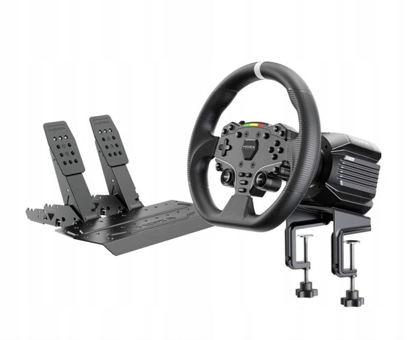 MOZA Racing R5 Pro Комплект для симрейсингу: Кермо, База Direct Drive, Педалі